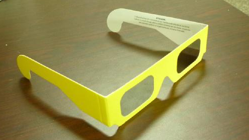 纸质框架4D眼镜