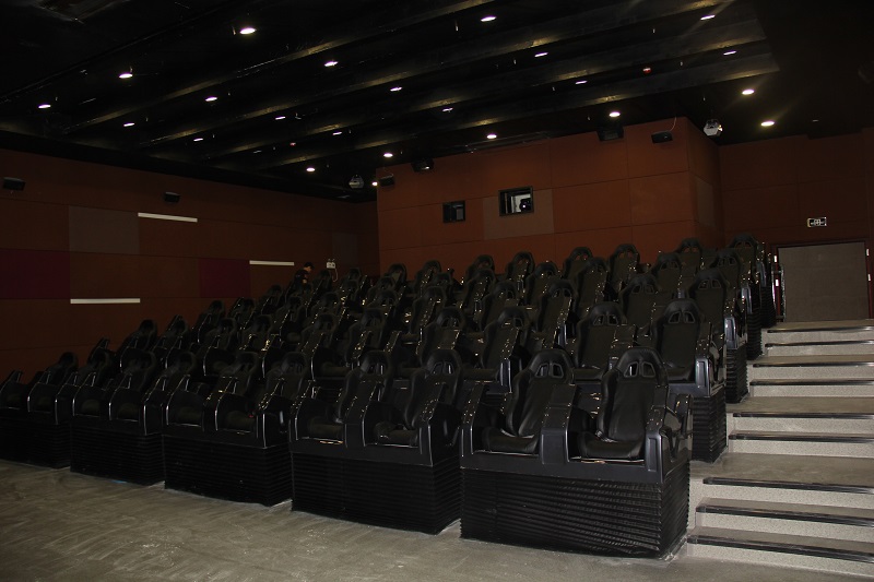 满洲里婚俗馆4D影院内部4D座椅展示